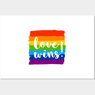 Love Wins #pride Posters and Art